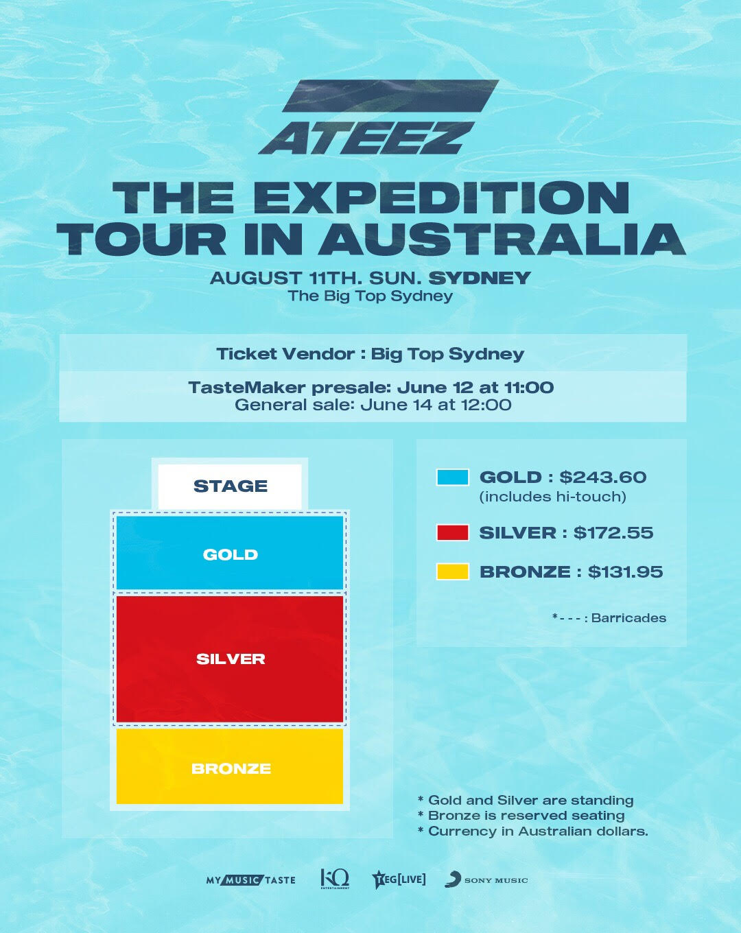 2 ATEEZ 官宣：“THE EXPEDITION” 世界巡回演唱会即将到达澳洲