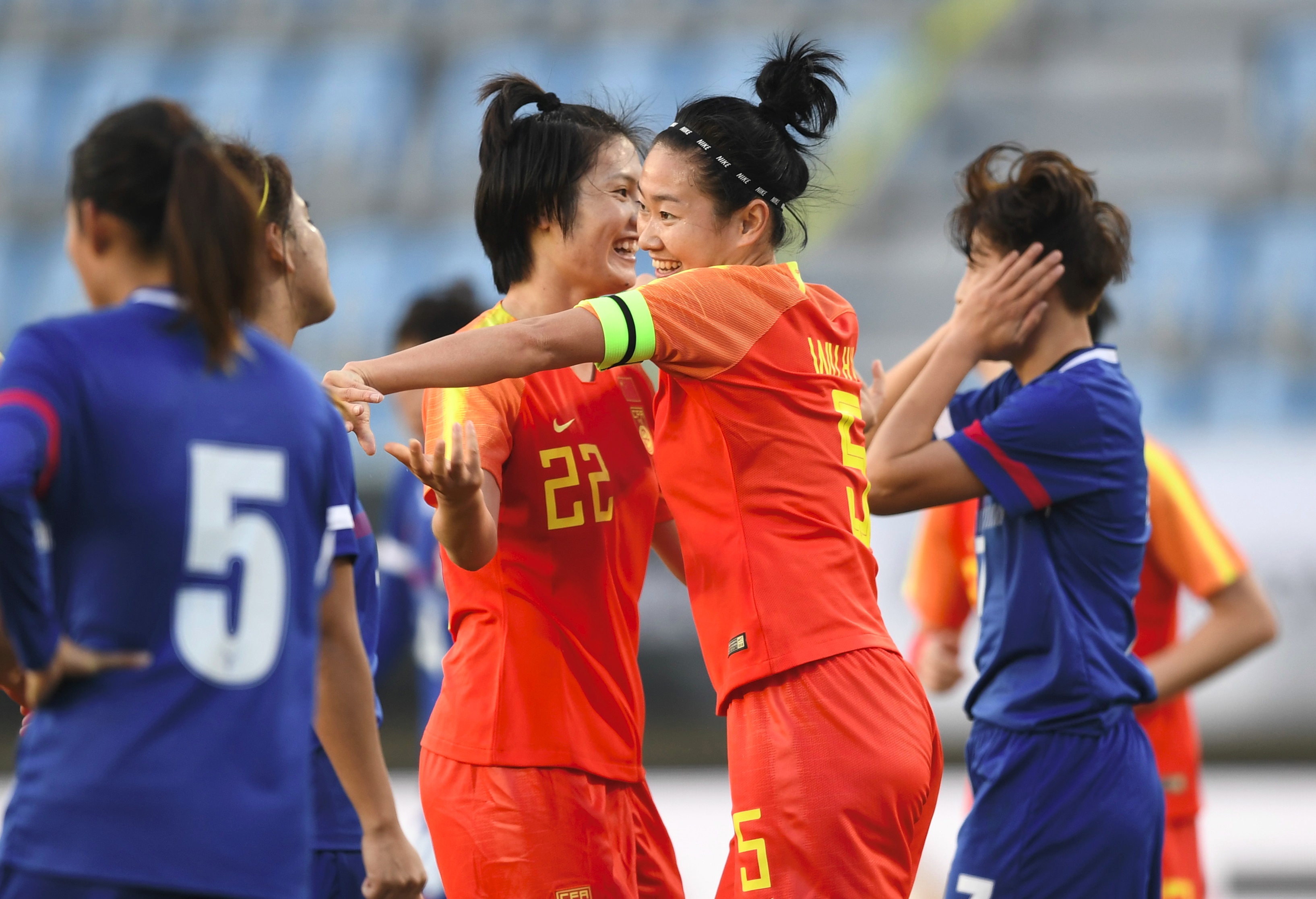 Chinese Womens Football 中國女足迎戰澳洲女足爭奪小組冠軍